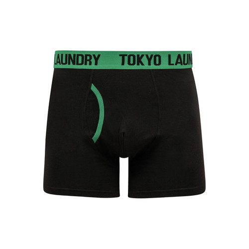 Tokyo Laundry - Pack boxer homme vert - Tokyo Laundry
