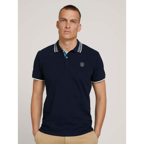 Tom Tailor - Polo homme avec col bicolore - Tom Tailor