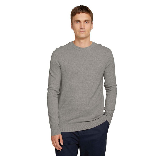 Tom Tailor - Pull Gris Anthracite - Tom Tailor pour homme