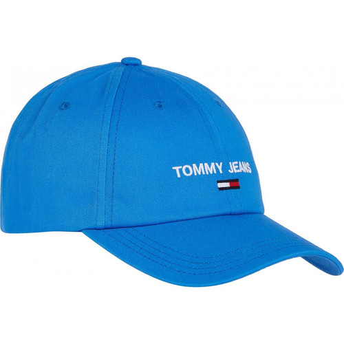 Tommy Hilfiger Maroquinerie - Casquette logotée bleue en coton 