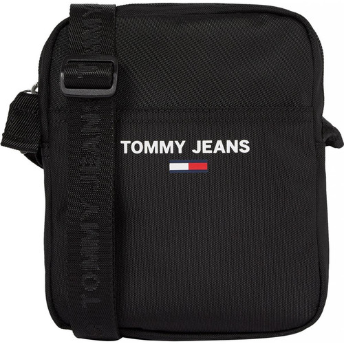 Tommy Hilfiger Maroquinerie - Sac reporter noir avec poche - Sacs & sacoches