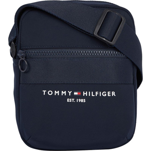 Tommy Hilfiger Maroquinerie - Sacoche bleue avec poche zippée - Sacs & sacoches