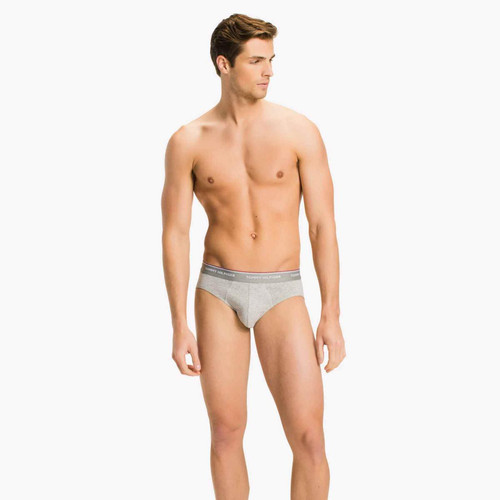 Pack de 3 slips logotés - Noir Tommy Hilfiger Underwear en coton Tommy Hilfiger Underwear