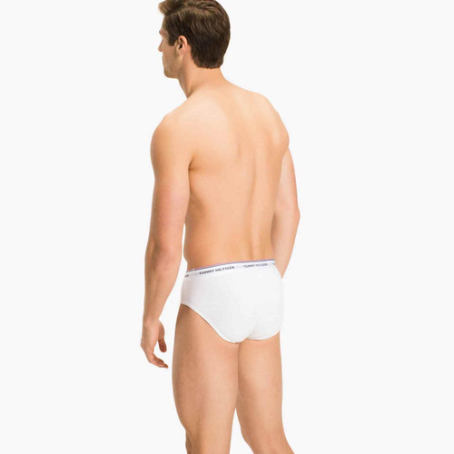 Pack de 3 slips logotés - Noir Tommy Hilfiger Underwear en coton Slip homme