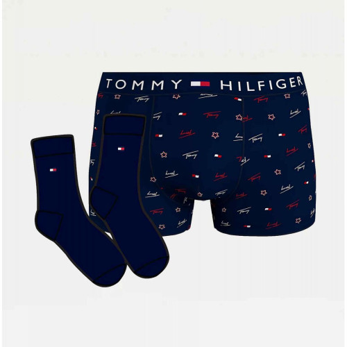 Tommy Hilfiger Underwear - Set boxer logote & paire de chaussettes - Tommy Hilfiger Underwear - Casual Chic pour Homme