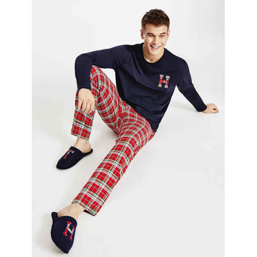 Tommy Hilfiger Underwear - Set pyjama tshirt manches longues & pantalon - Sous-vêtement homme & pyjama