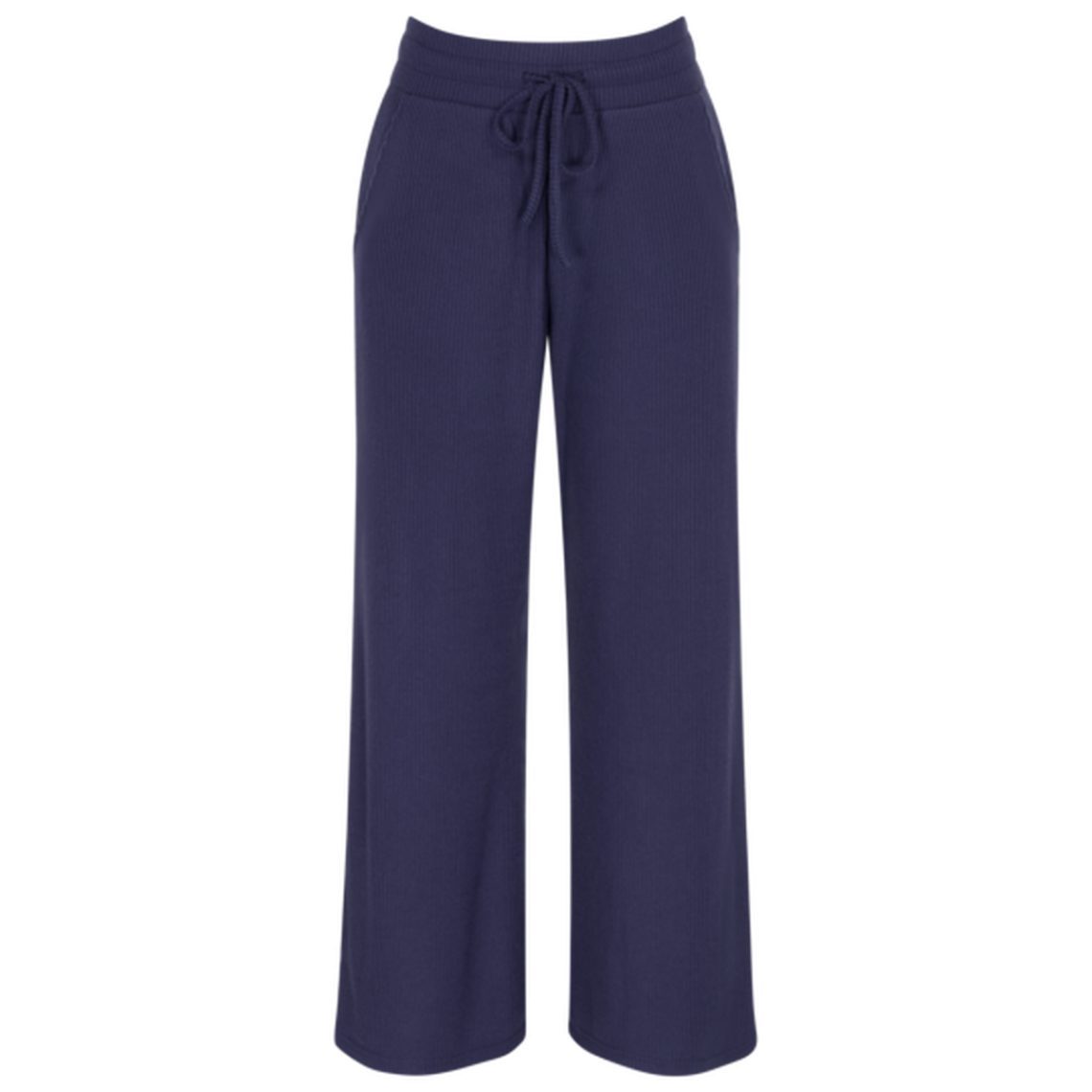 pantalon large - bleu