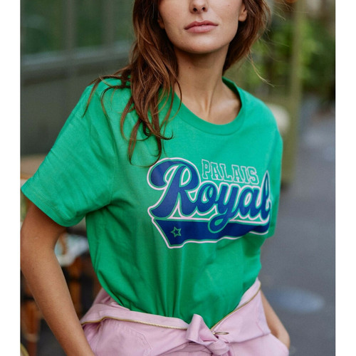 T-Shirt TROYAL vert en coton La Petite Etoile Mode femme
