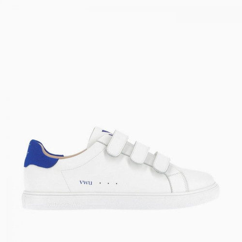 Vanessa Wu - Baskets blanches à détails colorés - Les chaussures femme