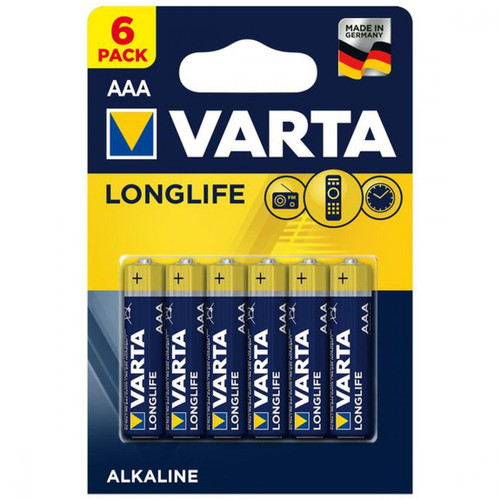 Varta - Alcaline Longlife LR03 x 6 
