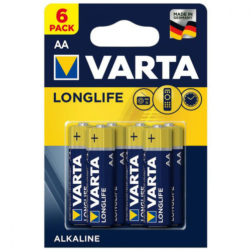 Varta - Varta - Pile Alcaline - AA x 6 - Longlife (LR6) 