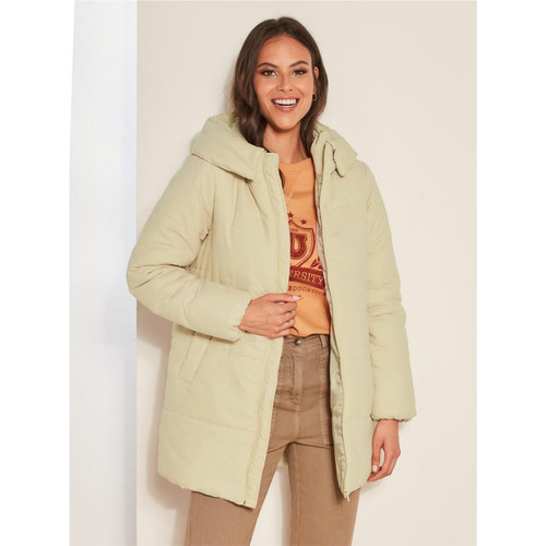 Venca - Manteau matelassé avec capuche et poches - Venca mode femme