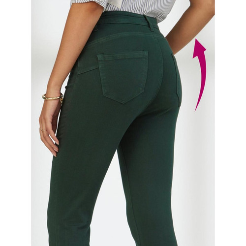 Venca - Pantalon en jean à pinces - Nouveaute vetements femme vert