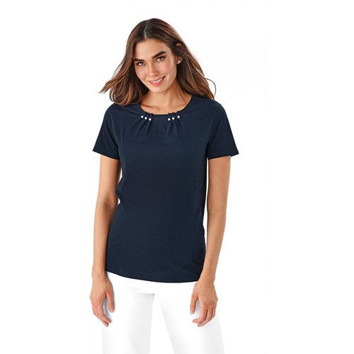 Venca - T-shirt manches courtes - T shirts manches courtes femme bleu