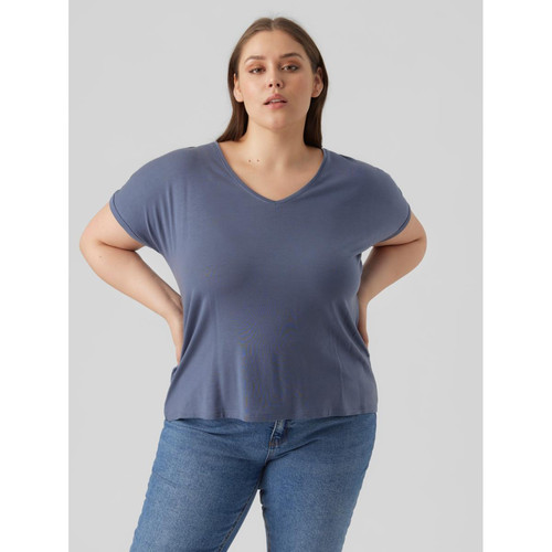 Vero Moda - T-shirt manches courtes - T shirts manches courtes femme bleu