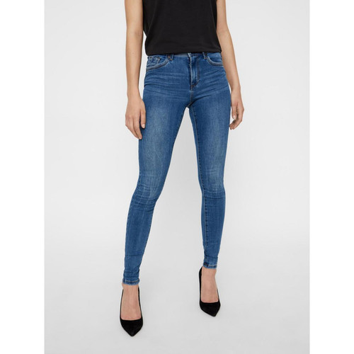 Vero Moda - Jean skinny Skinny Fit Taille moyenne Longueur regular bleu Nora - Jeans bleu