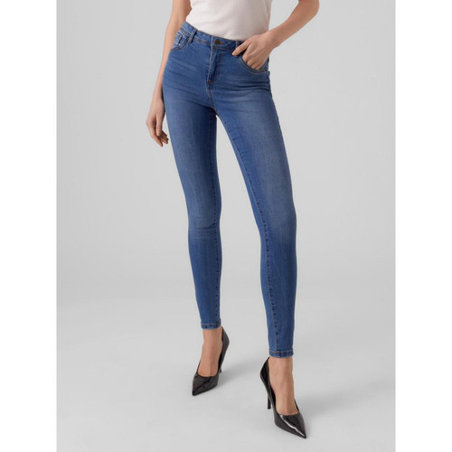 Vero Moda - Jean skinny Skinny Fit Taille moyenne Longueur regular bleu Sia - Jeans bleu