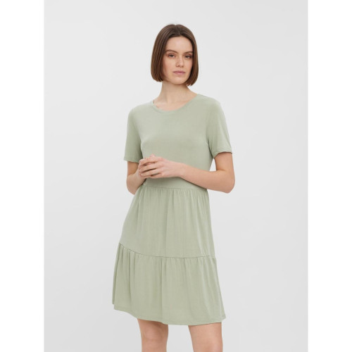 Vero Moda - 70 % modal TENCEL™, 30 % polyester - Robe femme vert