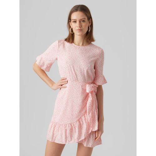 Vero Moda - 100% Polyester - Recyclé - Robes courtes femme rose
