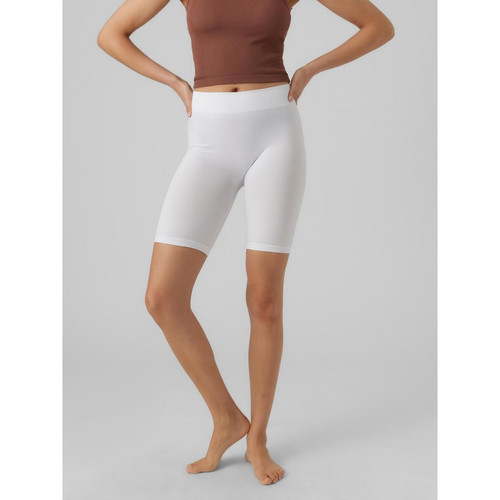 Short sans coutures Taille moyenne blanc en nylon Vero Moda Mode femme