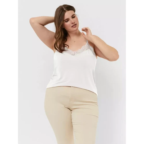 Vero Moda - Top sans manches blanc Mila - T shirts manches courtes femme blanc