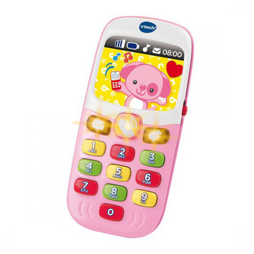 Vtech - Baby Smartphone Bilingue Rose - Jouets d'éveil
