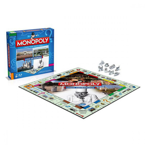 Winning Moves - Monopoly Lyon Métropole - Jeux de société