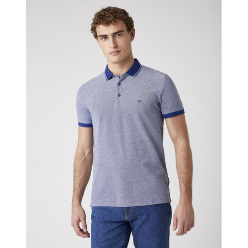 Wrangler - SS Refined Polo Homme en Coton  - T-shirt / Polo homme