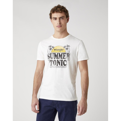 Wrangler - Tee-Shirt SS Summer  Tee 100% coton  - Sélection mode Fête des Pères La Mode Homme