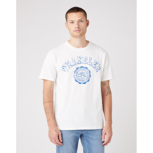 Wrangler - T-Shirt en coton pour homme  - Promos vêtements homme