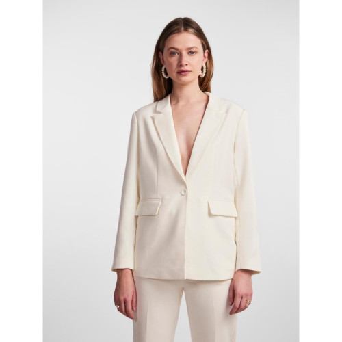 YAS - Blazer regular fit boutonné blanc - Nouveautés vestes femme
