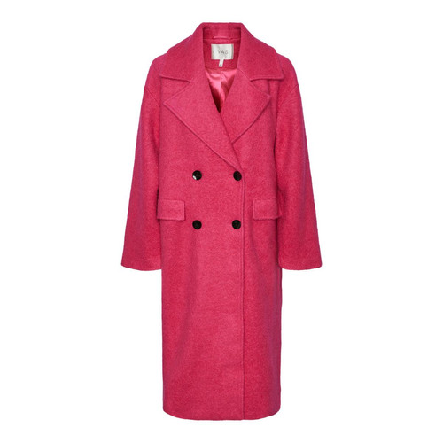 YAS - Manteau double boutonnage violet - Toute la Mode femme chez 3 SUISSES