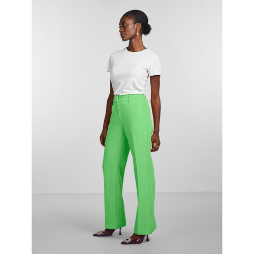 Pantalon de tailleur vert Juno YAS