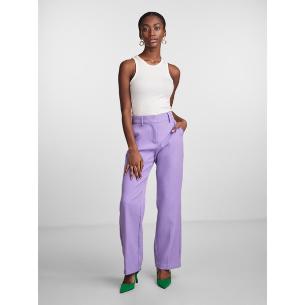 Pantalon de tailleur violet YAS