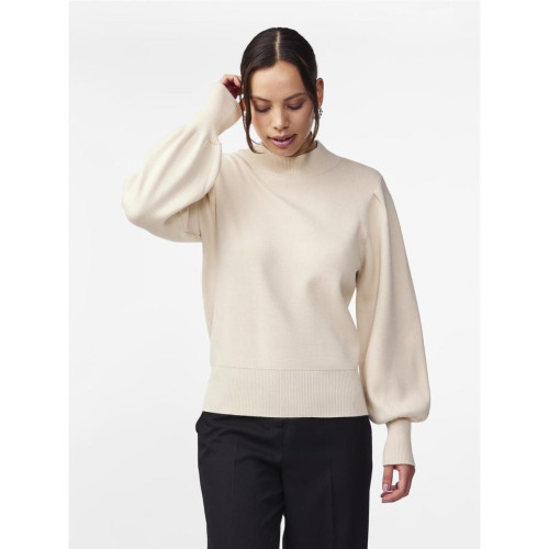 YAS - Pull en maille gris Bree - Pull manche longue femme