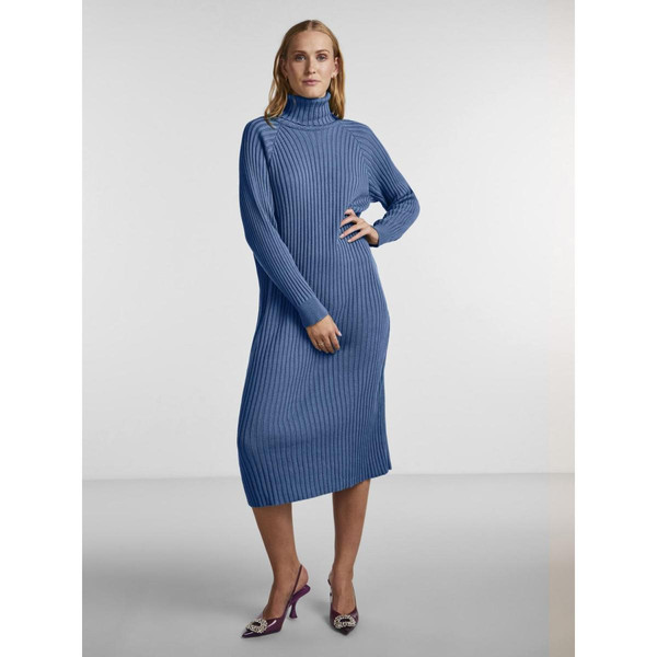 Robe en maille bleu Vox YAS Mode femme