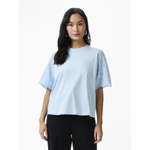 YAS - Top manches courtes Turquoise - Blouse femme