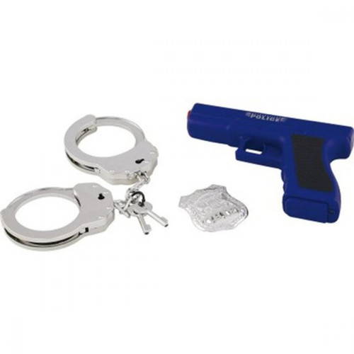 Yoopy - Pistolet et accessoires police 