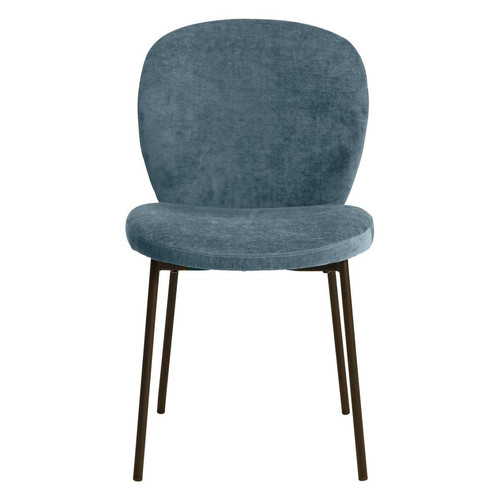 Zago - Chaise repas tissu  - Meuble Et Déco Design