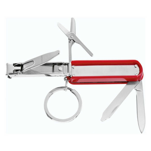 Zwilling - Canif Multi Outils Rouge en Inox - Maquillage