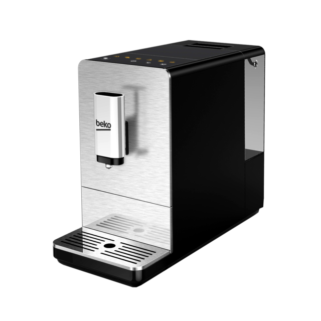 Beko - Machine à café Expresso broyeur CEG5301X - Argent - Petit déjeuner