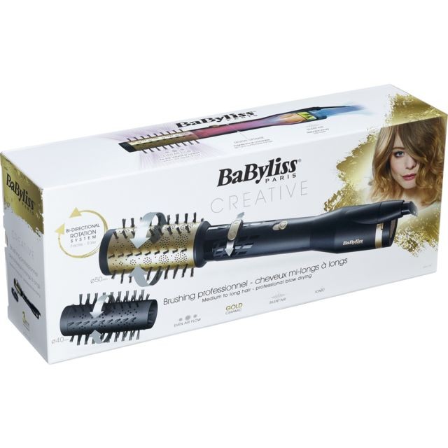 Brosse à air chaud rotative Creative Brush & Style 650 W AS510E - Babyliss