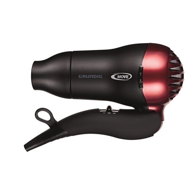 Grundig - Sèche-Cheveux Pliable HD2509R- 1500W - Lisseur, fer et petit électroménager femme
